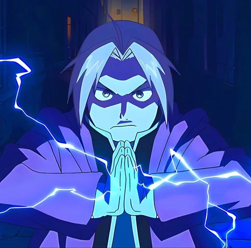 🙏 Стикер «Edward Elric» для Telegram