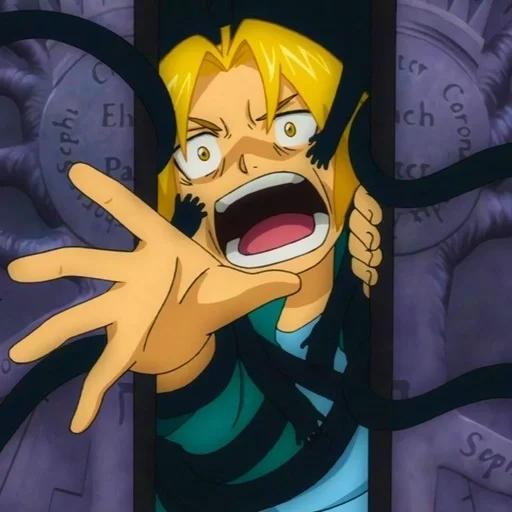 😫 Стикер «Edward Elric» для Telegram