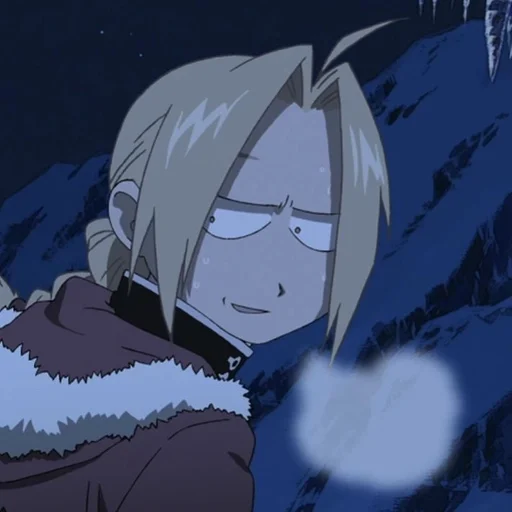 😮‍💨 Стикер «Edward Elric» для Telegram