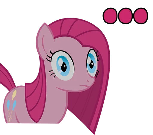 😳 Стикер «Pinkamena» для Telegram