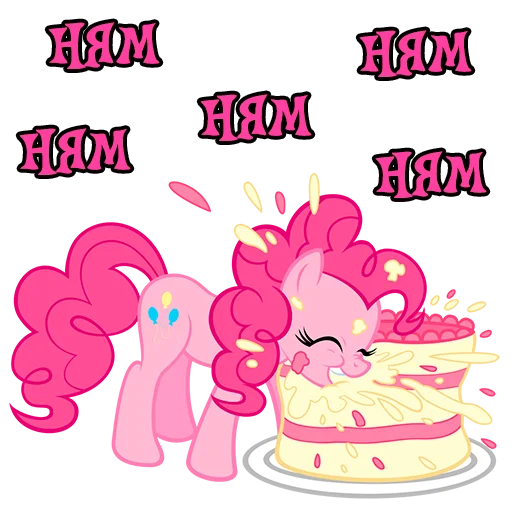 😋 Стикер «Im Pinkie Pie» для Telegram