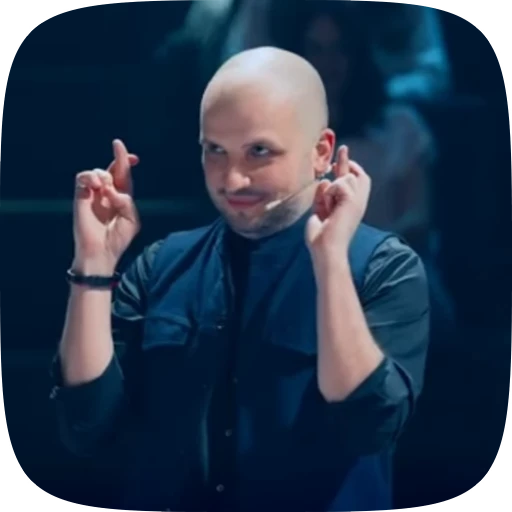 🤞 Стикер «Импровизация» для Telegram