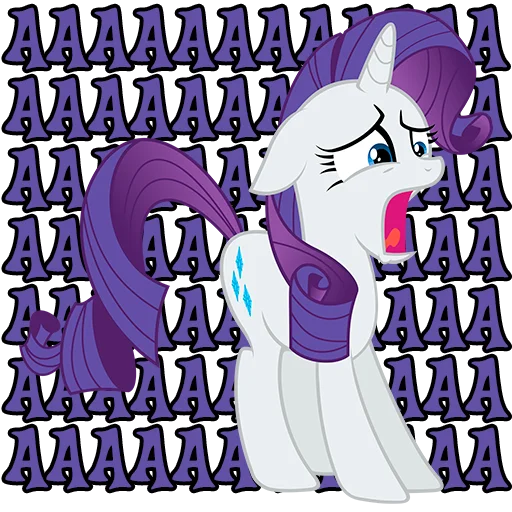 😱 Стикер «Im Rarity» для Telegram