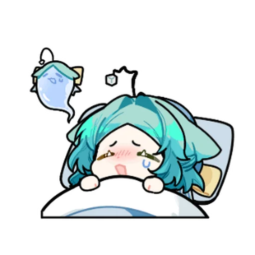 🛌 Стикер «缪安可» для Telegram