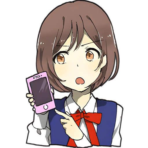 😒 Стикер «Яндере-тян» для Telegram
