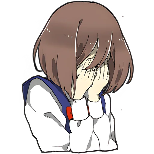 😭 Стикер «Яндере-тян» для Telegram