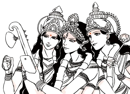 ☺️ Стикер «IndiaForever» для Telegram