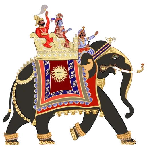 🐘 Стикер «IndiaForever» для Telegram