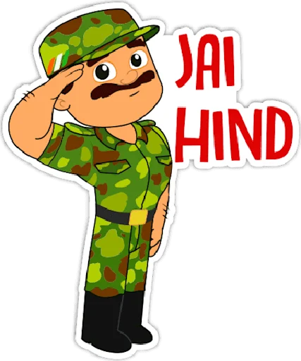 Стикерпак Indian Army • для Telegram — скачать