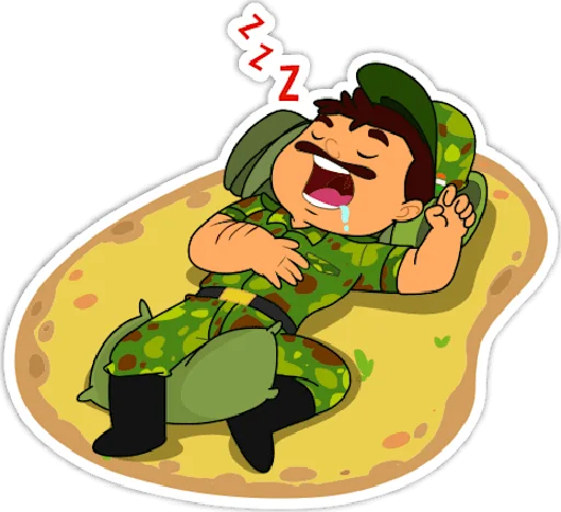 🇮🇳 Стикер «Indian Army •» для Telegram