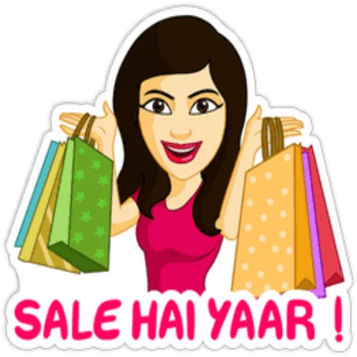 😀 Стикер «indian girls» для Telegram