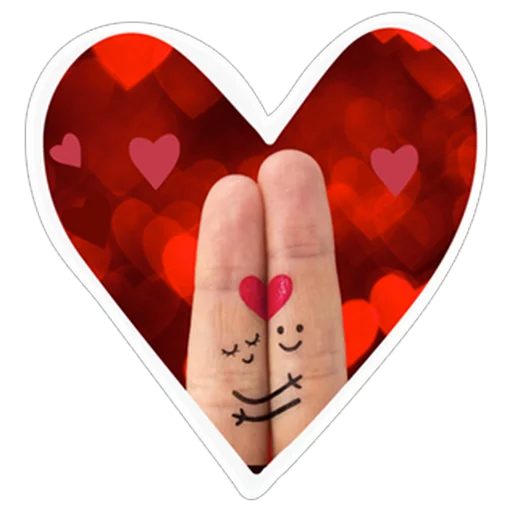 ❤ Стикер «Нескромные валентинки» для Telegram