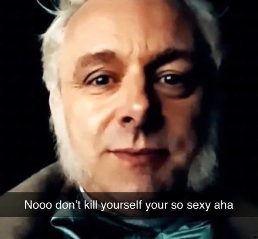 😇 Стикер «Good omens» для Telegram
