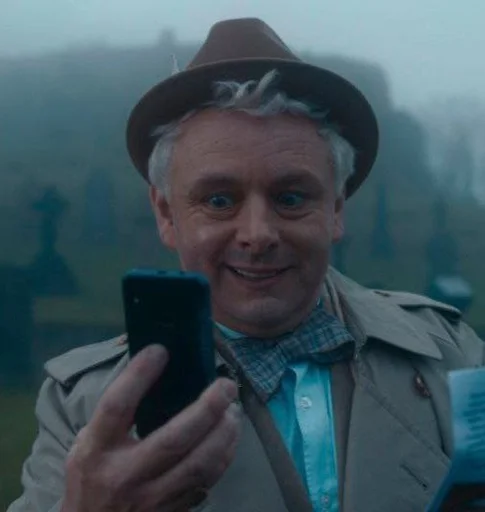 😈 Стикер «Good omens» для Telegram