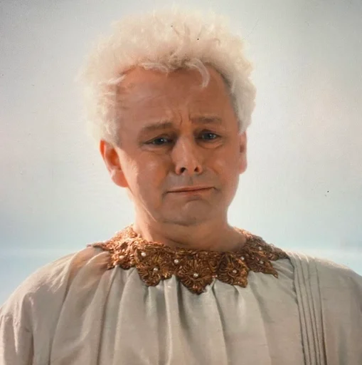 ☹️ Стикер «Good omens» для Telegram