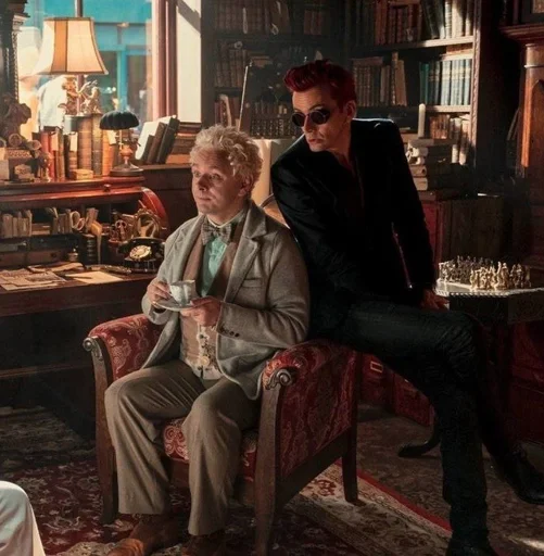 ☕️ Стикер «Good omens» для Telegram