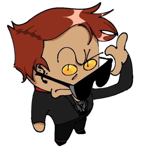 🤨 Стикер «Good omens» для Telegram
