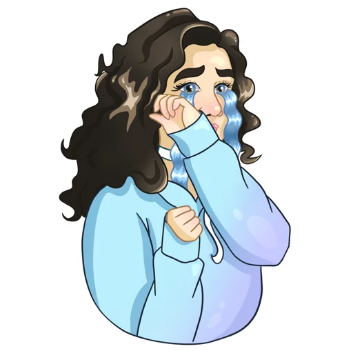 😭 Стикер «inessamudrova» для Telegram