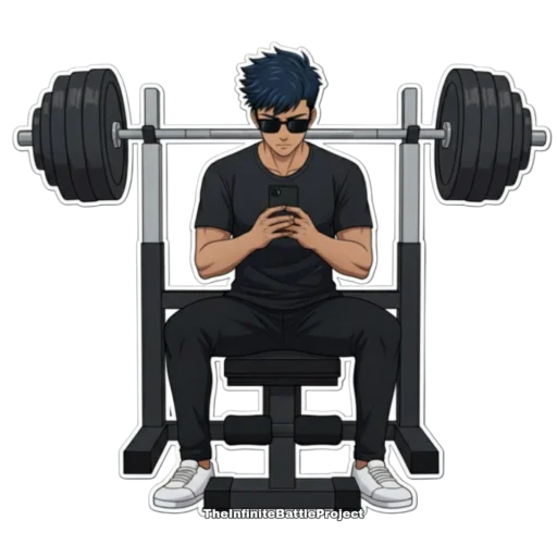🏋‍♂ Стикер «Infinite battle project» для Telegram