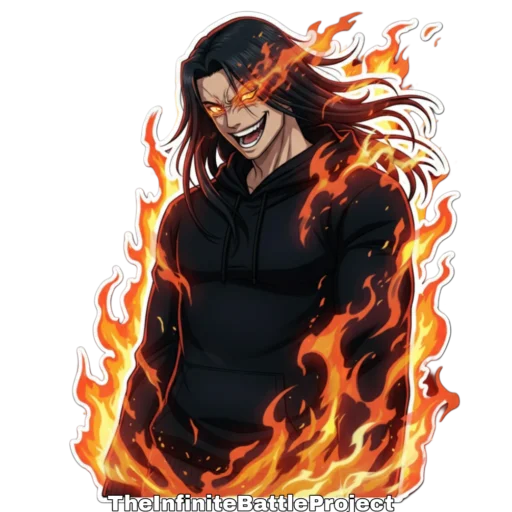 👿 Стикер «Infinite battle project» для Telegram