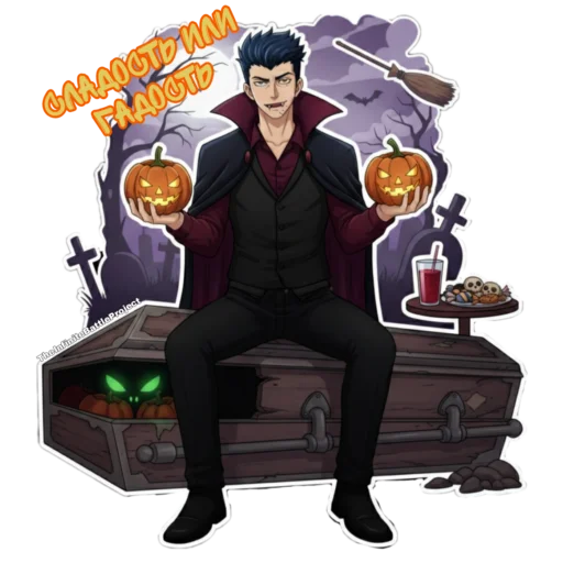 🎃 Стикер «Infinite battle project» для Telegram