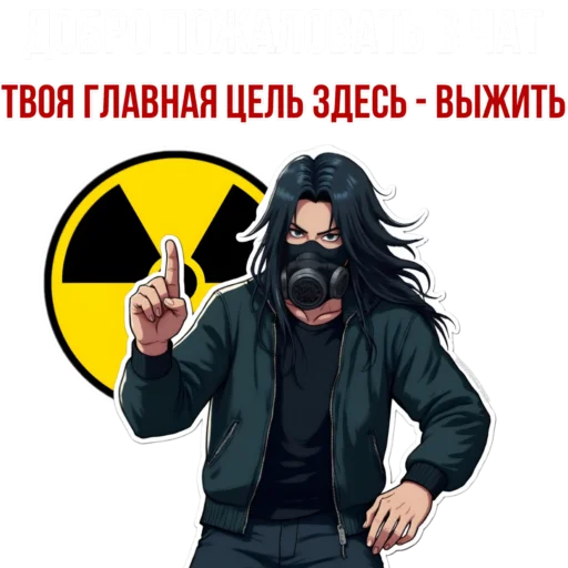 ☢ Стикер «Infinite battle project» для Telegram