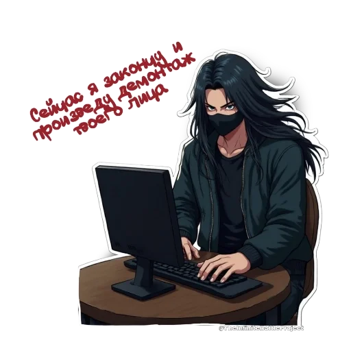 😤 Стикер «Infinite battle project» для Telegram