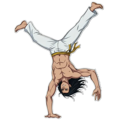 🤸‍♂️ Стикер «Infinite battle project» для Telegram
