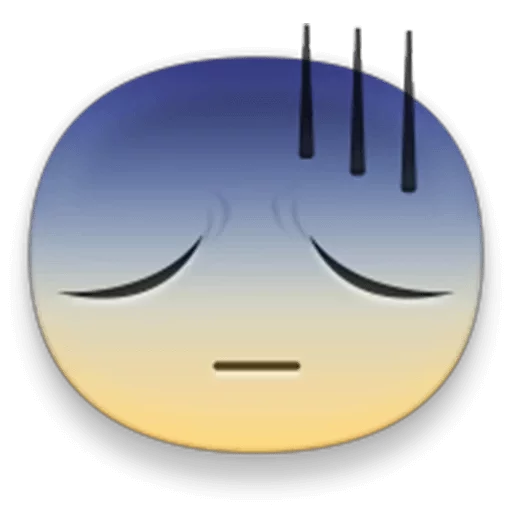 😰 Стикер «Facebook Meep» для Telegram