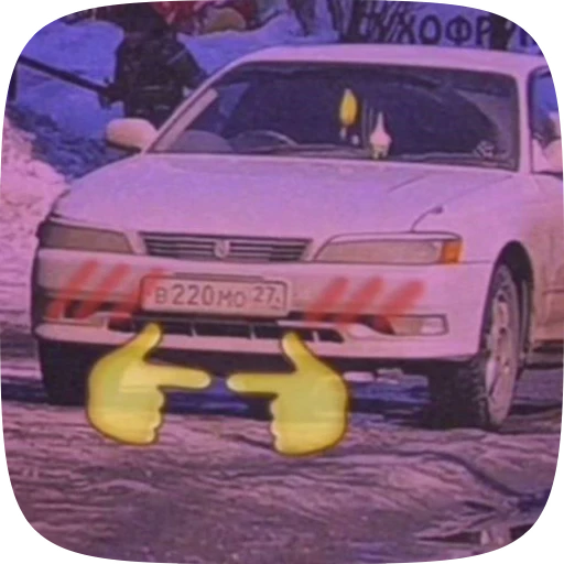 🚎 Стикер «Initial D» для Telegram