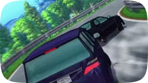 🛻 Стикер «Initial D» для Telegram