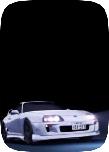 🚐 Стикер «Initial D» для Telegram