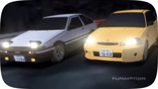 🏎 Стикер «Initial D» для Telegram
