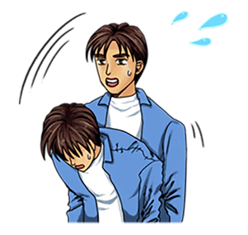 🙏 Стикер «Initial D» для Telegram