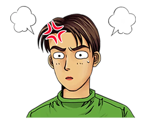 😤 Стикер «Initial D» для Telegram