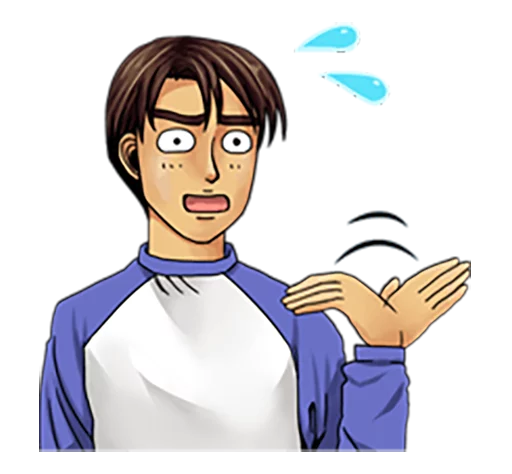💦 Стикер «Initial D» для Telegram