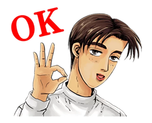 👌 Стикер «Initial D» для Telegram