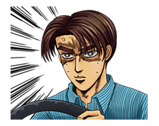 ‼ Стикер «Initial D» для Telegram
