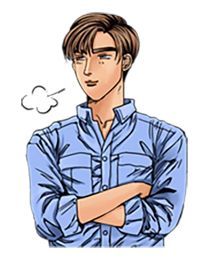 💨 Стикер «Initial D» для Telegram
