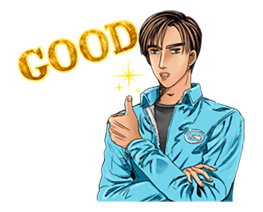 😉 Стикер «Initial D» для Telegram