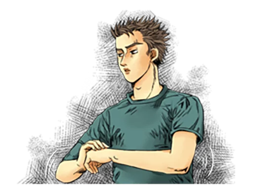 👊 Стикер «Initial D» для Telegram