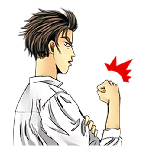 💪 Стикер «Initial D» для Telegram