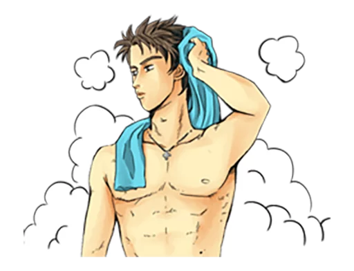 🚿 Стикер «Initial D» для Telegram