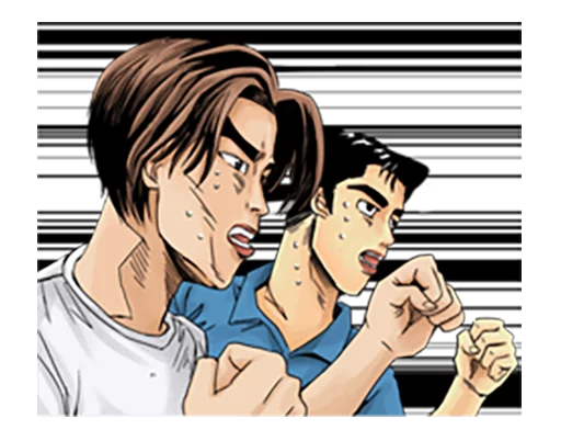 ⁉ Стикер «Initial D» для Telegram