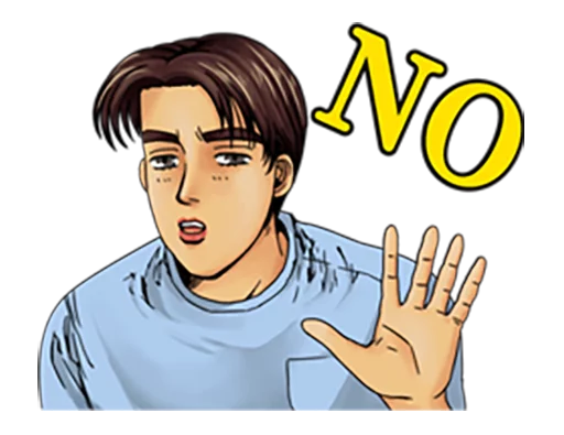 😟 Стикер «Initial D» для Telegram