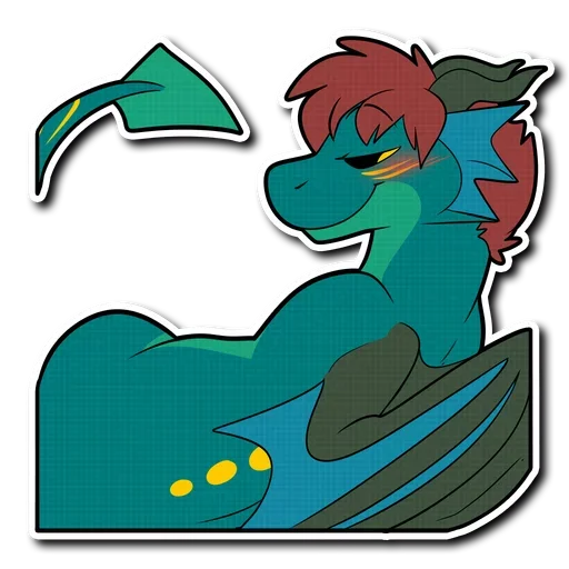 🐲 Стикер «Inkh» для Telegram