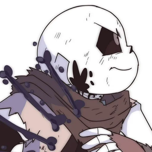 😡 Стикер «Sans Last Undertale» для Telegram
