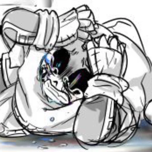 😭 Стикер «Sans Last Undertale» для Telegram