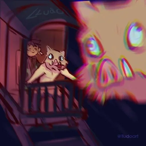💨 Стикер «Inosuke meme» для Telegram