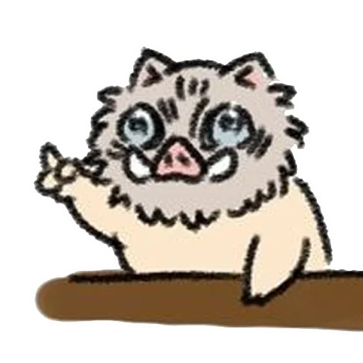 💨 Стикер «Inosuke meme» для Telegram